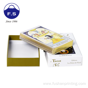 Customized Edge Round Corner/Cardboard package Playing Tarot